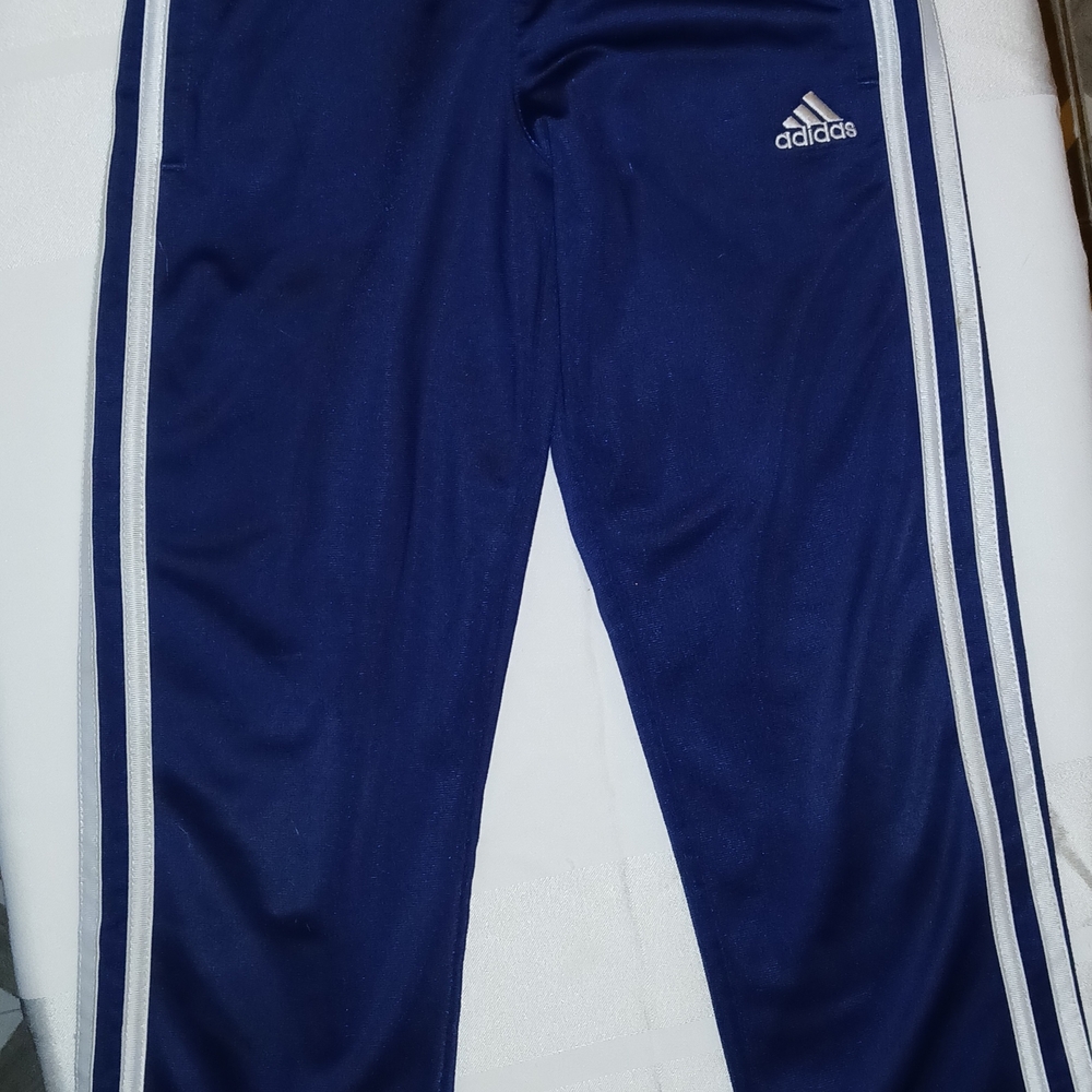 Adidas Kids Navy Blue Track Pants